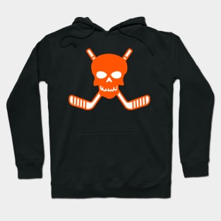 SKULL AND CROSSED HOCKEY STICKS Hoodie